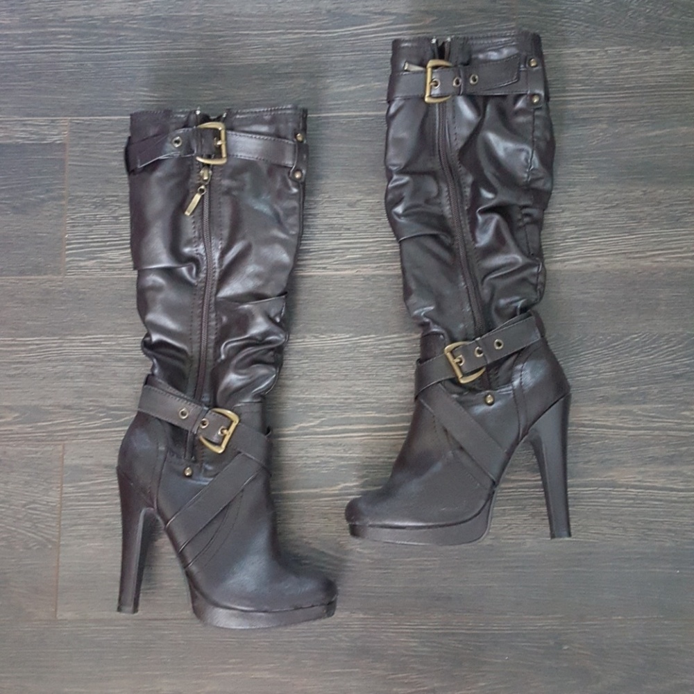 Brown Leather Boots